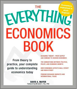 Everything Economics Book By David A. Mayer