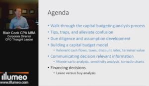 Advanced Capital Budgeting: Analysis by Udemy