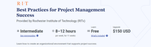 Best Practices for Project Management Success by edX