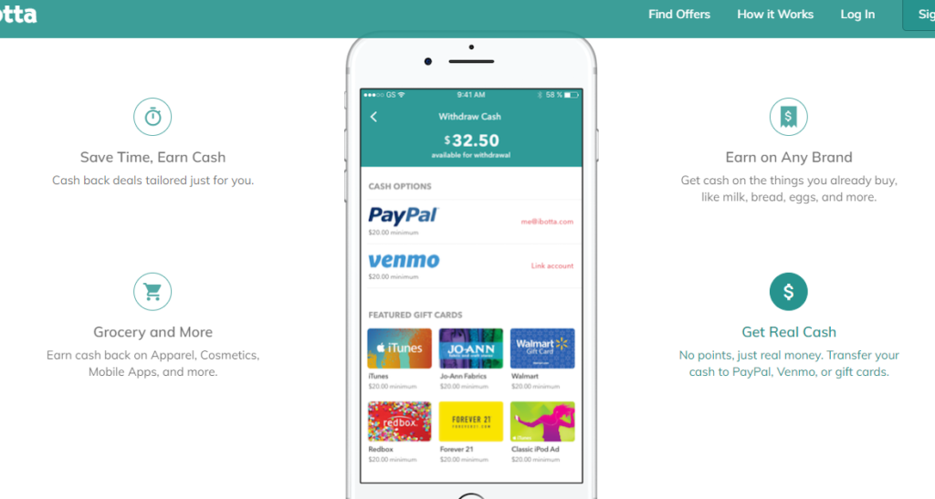 Ibotta App - Ibotta is one of the best coupon apps for in-store retail shopping