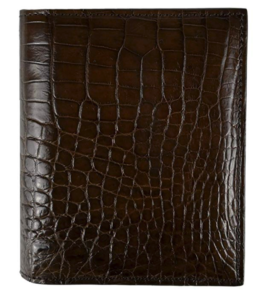 CHERRY CHICK Men's Genuine Crocodile Skin Wallet