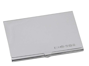 Orton West Unisex Hallmark Display Card Case in Silver