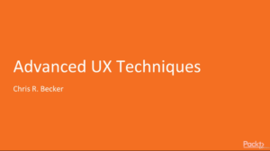 Advanced UX Techniques by Udemy