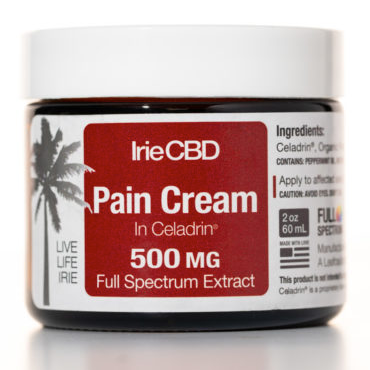 Best for Arthritis and Inflammation: IrieCBD CBD Oil Pain Cream with Celadrin