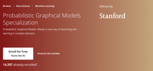 Probabilistic Graphical Models Specialization by Stanford University