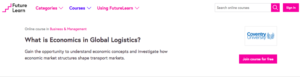 Economics in Global Logistics