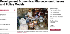 Development Economics: Microeconomic Issues and Policy Models