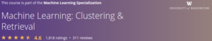 6. Machine Learning: Clustering and Retrieval by the University of Washington
