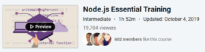 Node.js Essential Training