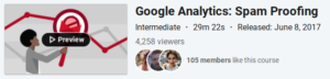 Google Analytics: Spam Proofing