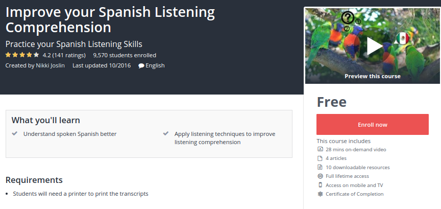 Improve Your Spanish Listening Comprehension
