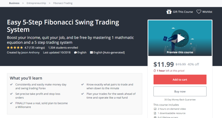 Easy 5-Step Fibonacci Swing Trading System