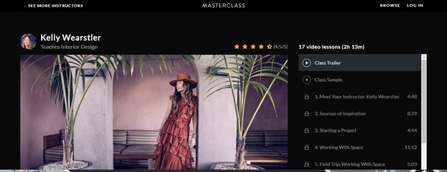 Kelly Wearstler Interior Design by Masterclass