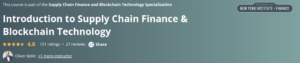 6. Introduction to Supply Chain Finance and Blockchain Technology by the New York Institute of Finance 
