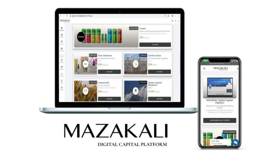 The MAZAKALI Digital Capital Platform is an example of a cannabis-focused investment marketplace