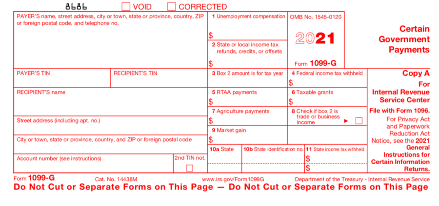 Filing Taxes When You’re Unemployed - Form 1099-G - Certain Government Payments