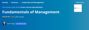 Fundamentals of Management by the University of California, Irvine