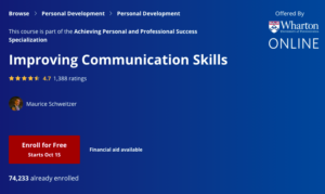 Improving Communication Skills from Coursera
