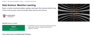 4. Data Science: Machine Learning by HarvardX 