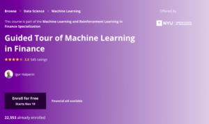 7. Guided Tour of Machine Learning in Finance by New York University
