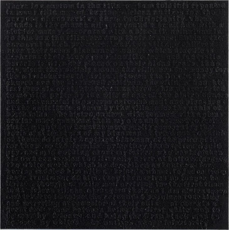 Glenn Ligon - Stranger #55 (2011)* Glenn Ligon - Stranger #55 (2011)*