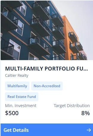Multifamily Portfolio fund offering on CalTier