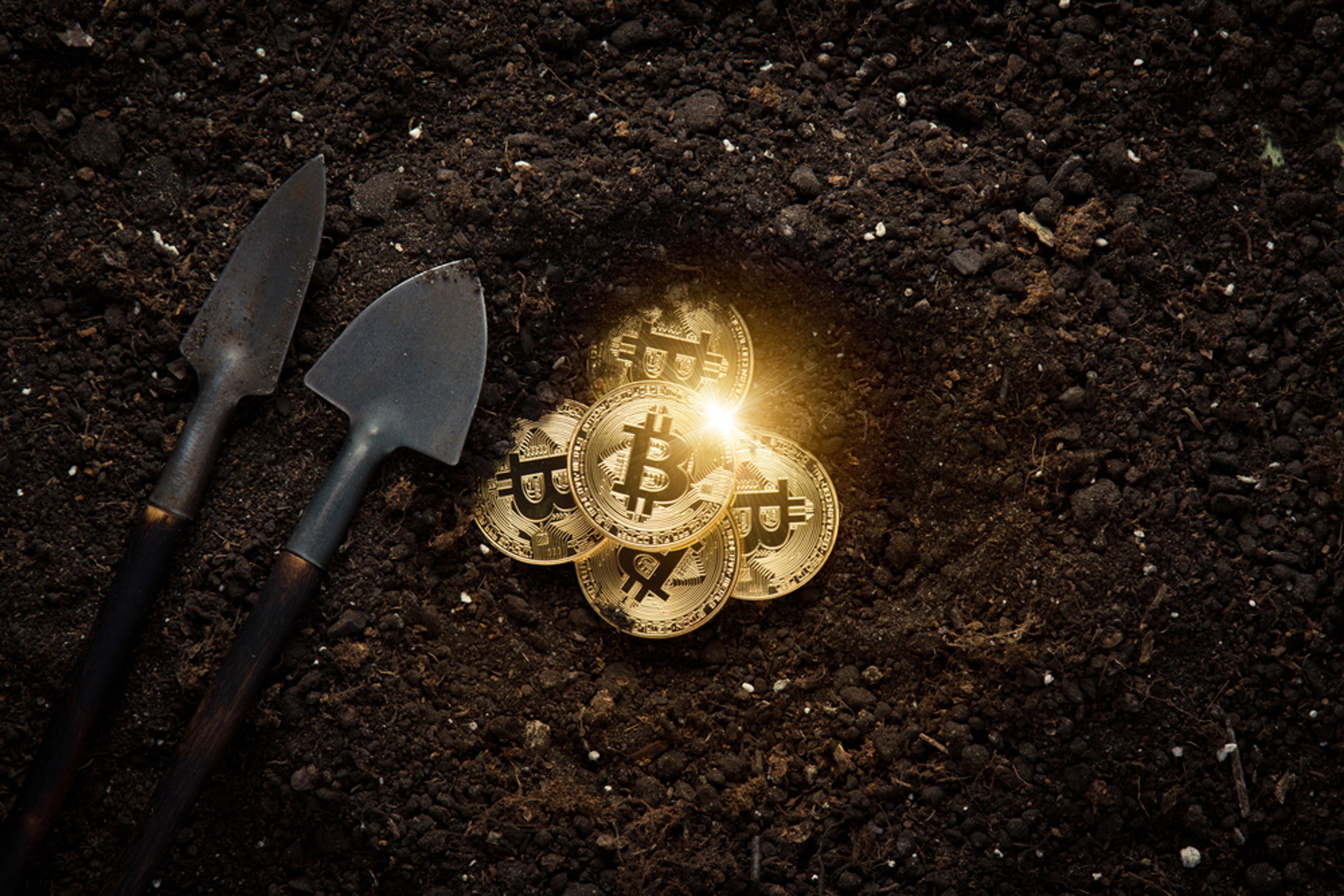 Mining,Golden,Bitcoins