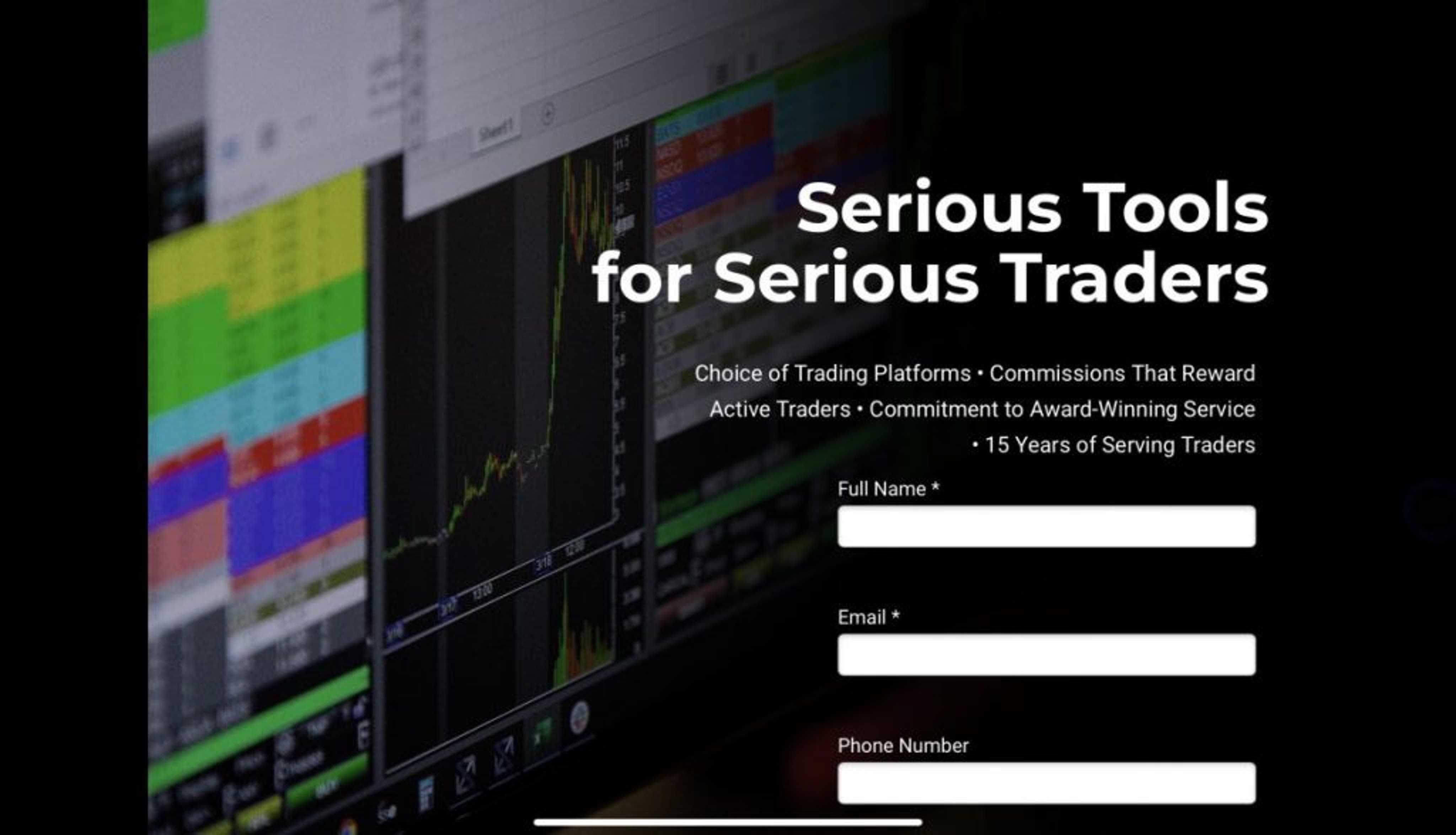 cobra trading homepage